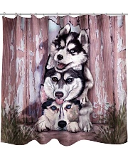 Husky Shower Curtain front