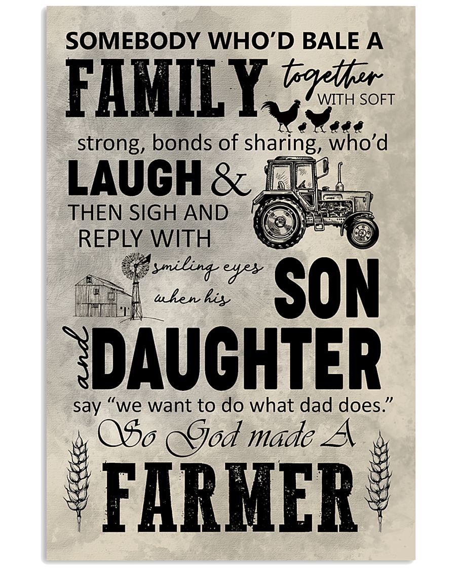 FARMER POSTER TO DAD N037 11x17 Poster