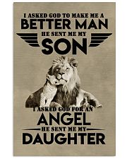 LION - I ASKED GOD TO MAKE ME AN BETTER MAN 16x24 Poster front