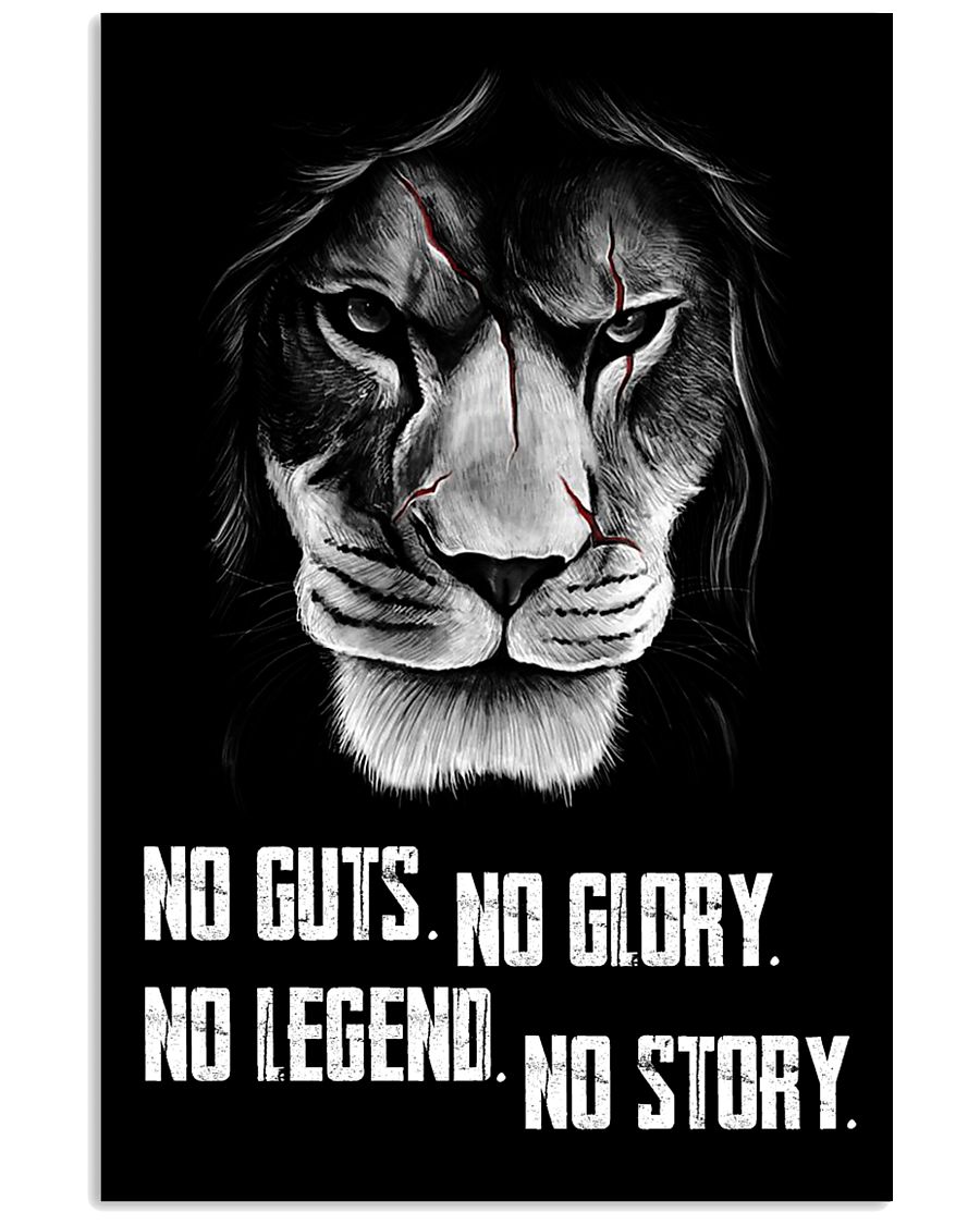 LION - NOT GUTS NO GLORY 16x24 Poster