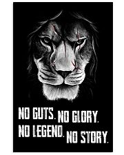 LION - NOT GUTS NO GLORY 16x24 Poster front