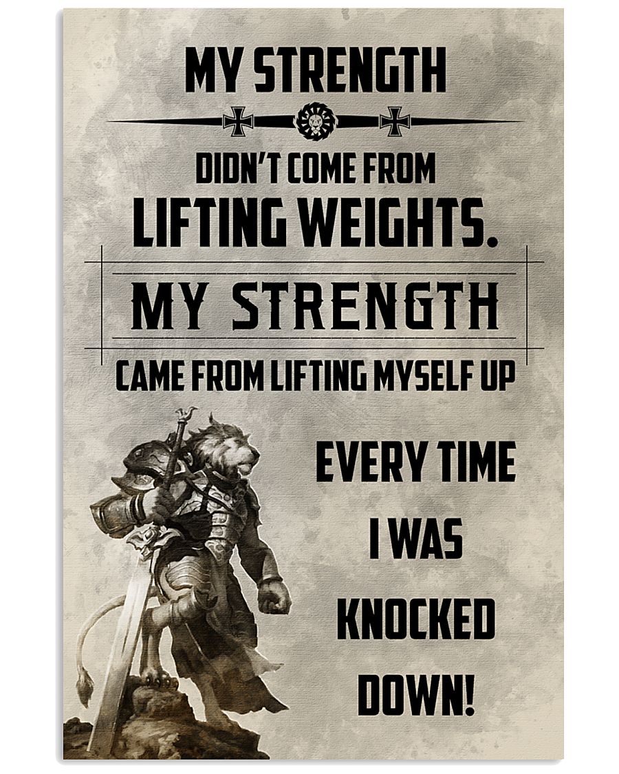 LION - MY STRENGTH 16x24 Poster