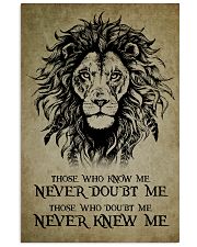 LION 16x24 Poster front