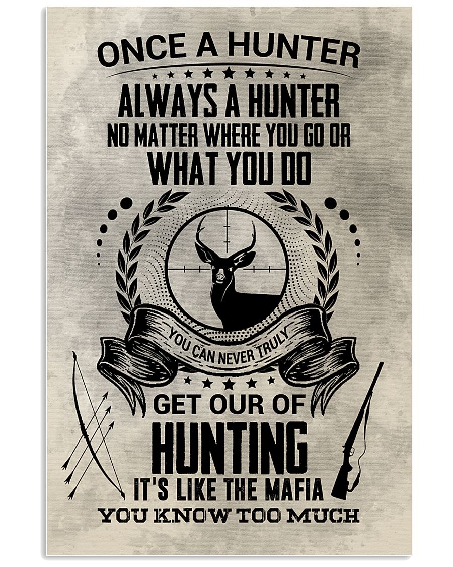 FUNNY HUNTING 16x24 Poster