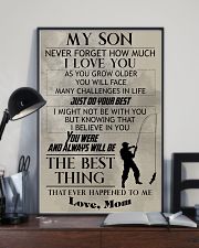 FISHING POSTER - TO MY SON 11x17 Poster lifestyle-poster-2