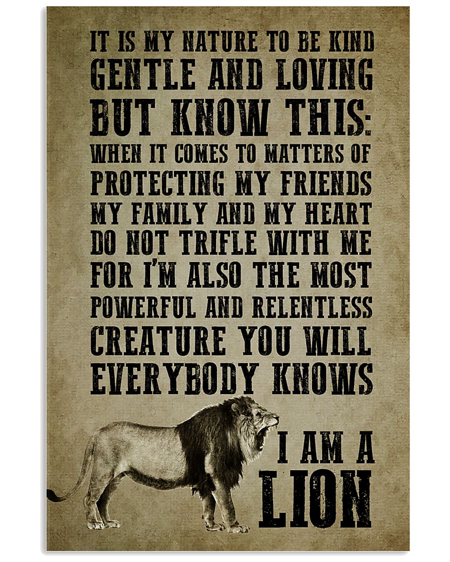 LION - I AM A LION 16x24 Poster