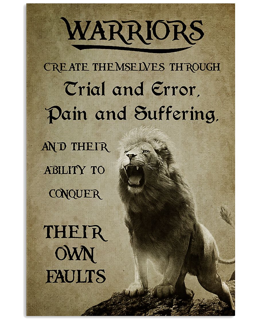 LION - WARRIOR CREAT THEMSELVES 16x24 Poster