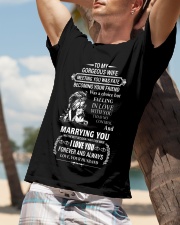 LION - TO MY GORGEOUS WIFE Classic T-Shirt lifestyle-mens-crewneck-front-9