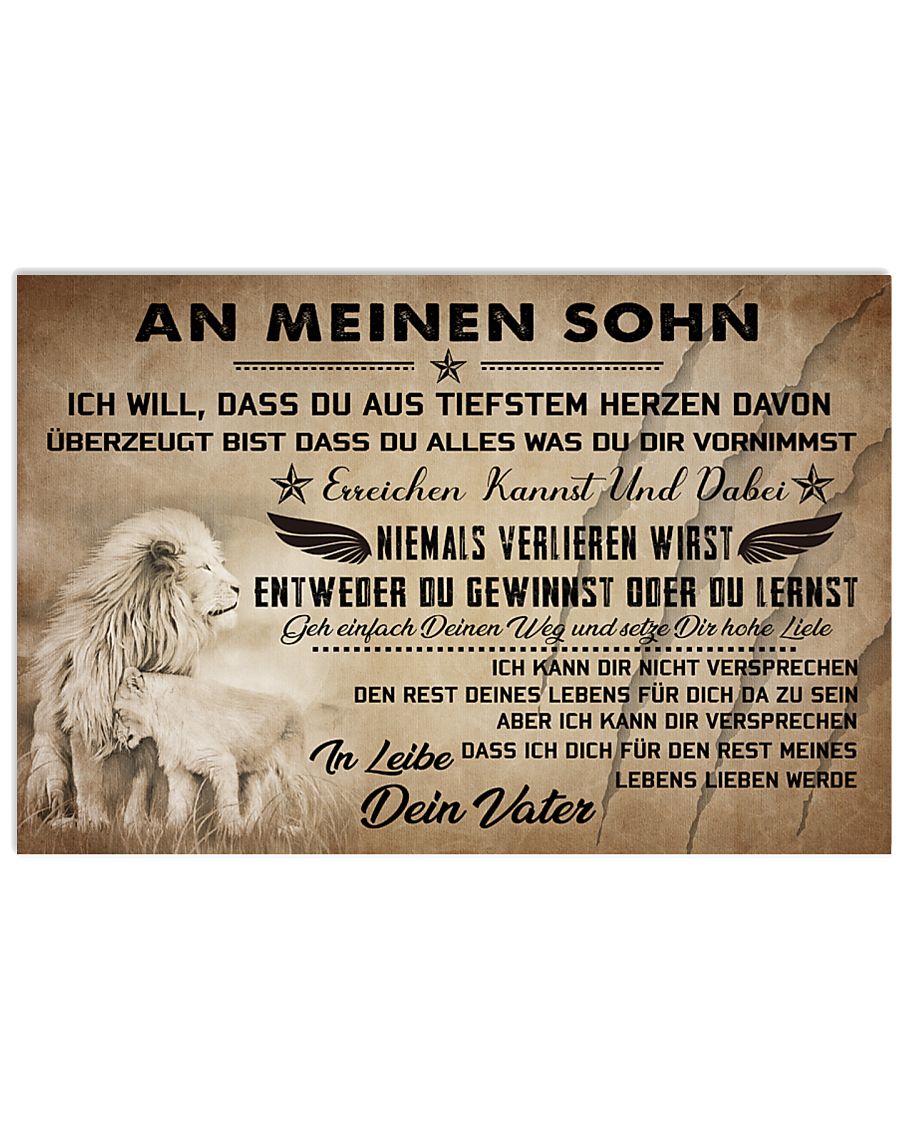make it the meaningful gift to your son 17x11 Poster