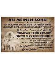 make it the meaningful gift to your son 17x11 Poster front