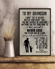 FISHING POSTER TO GRANDSON N035 11x17 Poster lifestyle-poster-3
