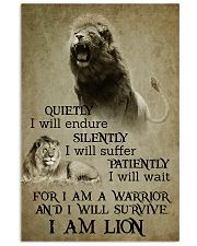 LION 16x24 Poster front