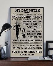 FISHING POSTER - TO MY DAUGHTER 11x17 Poster lifestyle-poster-2