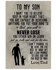FISHING POSTER TO SON N036 11x17 Poster front