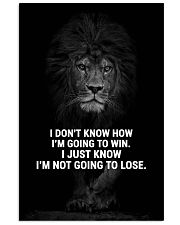 LION - A STUDENT SAID 16x24 Poster front