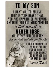 LION - TO MY SON 16x24 Poster front