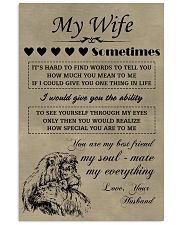 LION - My Wife 16x24 Poster front