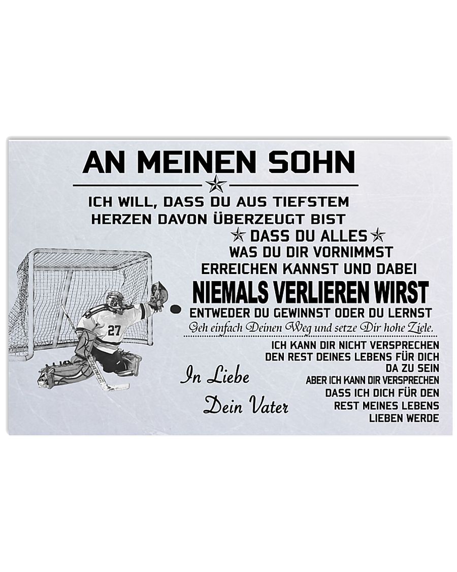 make it the meaningful gift to your son 17x11 Poster