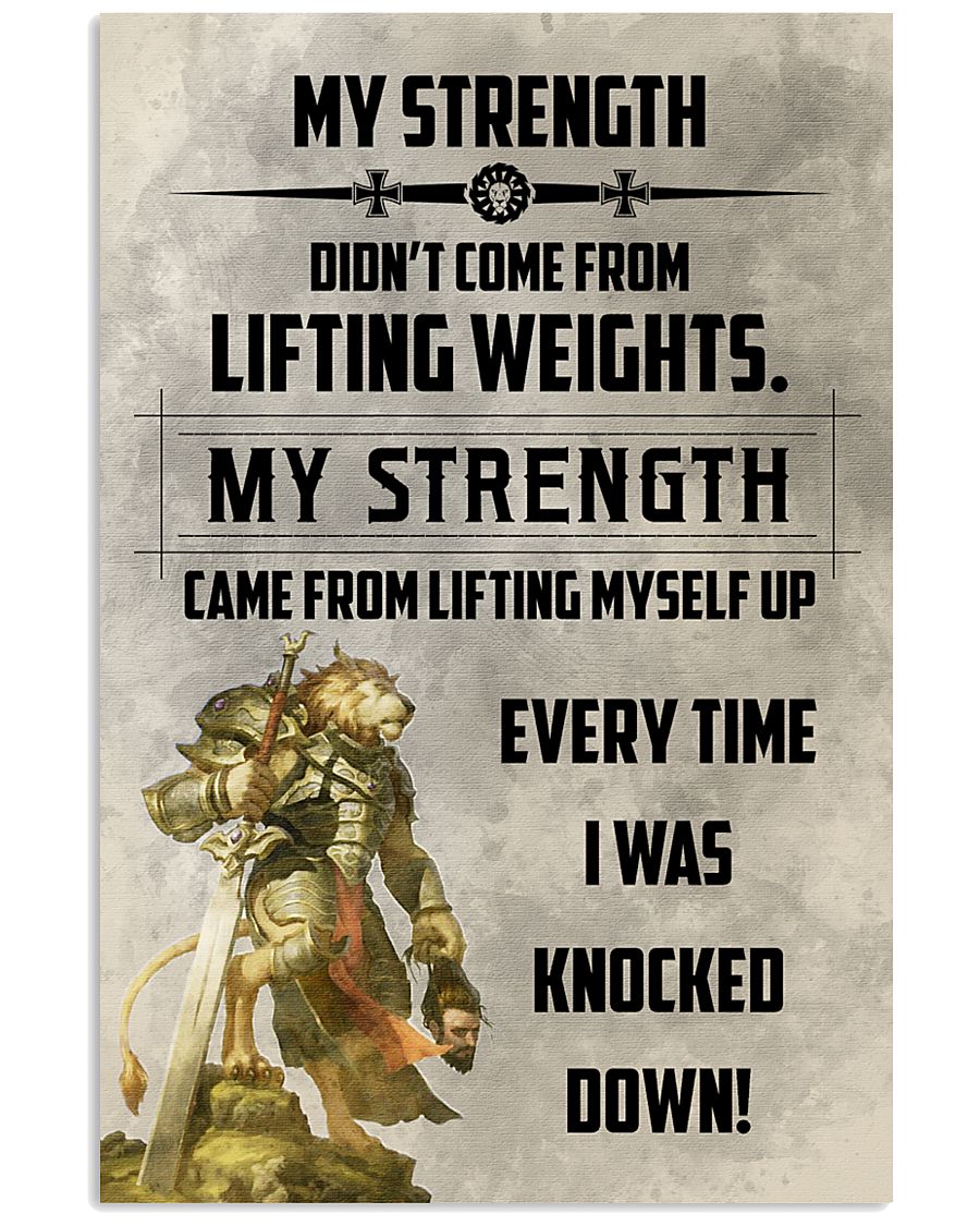 LION - MY STRENGTH 16x24 Poster
