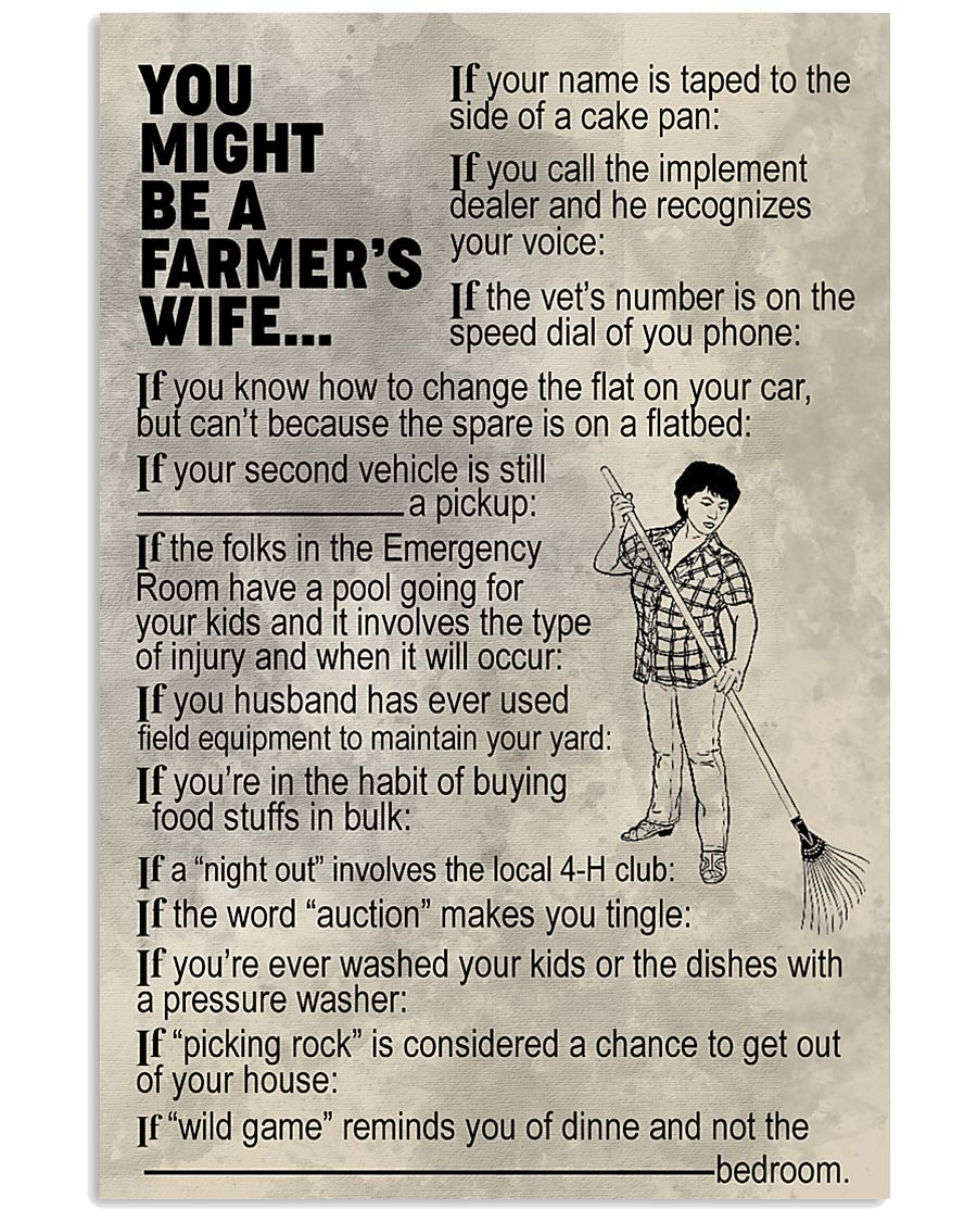 FARMER FAMILY POSTER 11x17 Poster