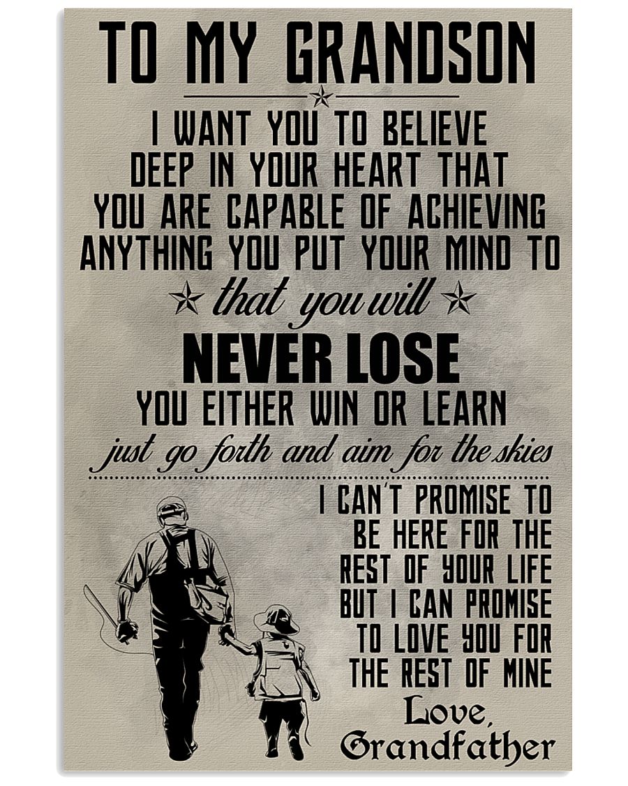 FISHING POSTER - TO MY SON 11x17 Poster