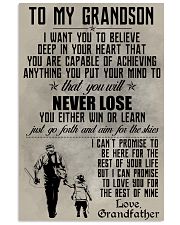 FISHING POSTER - TO MY SON 11x17 Poster front