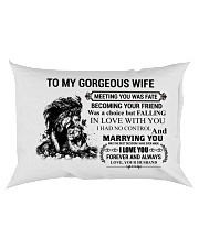 LION - TO MY GORGEOUS WIFE Rectangular Pillowcase back