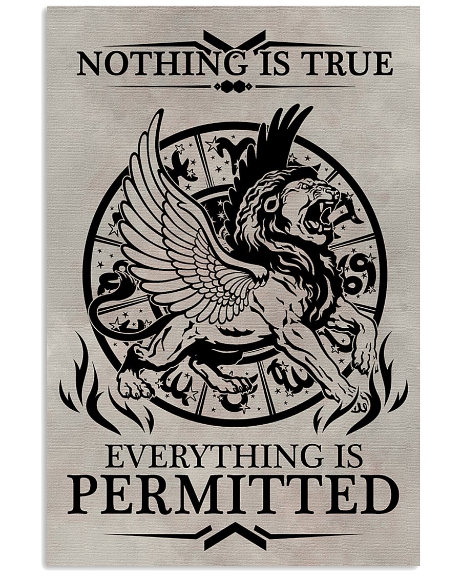 LION - NOTHING IS TRUE 16x24 Poster