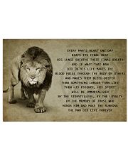 LION 17x11 Poster front