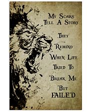 LION - MY SCARS TELL A STORY 11x17 Poster front