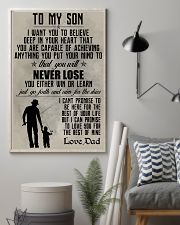 FISHING POSTER - TO MY SON 11x17 Poster lifestyle-poster-1
