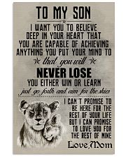 LION - TO MY SON 16x24 Poster front