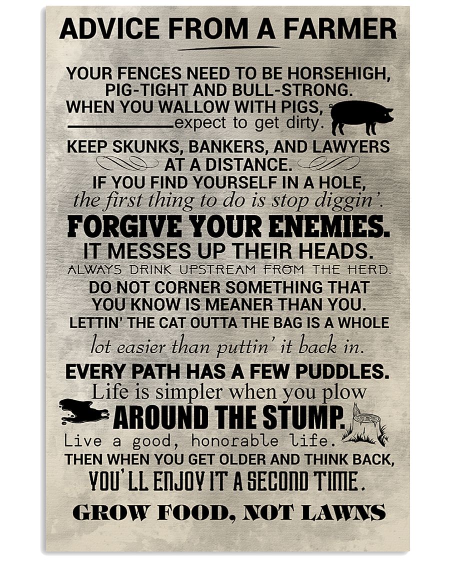 FAMILY FARMER POSTER 11x17 Poster