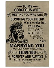 LION - TO MY GORGEOUS WIFE 16x24 Poster front