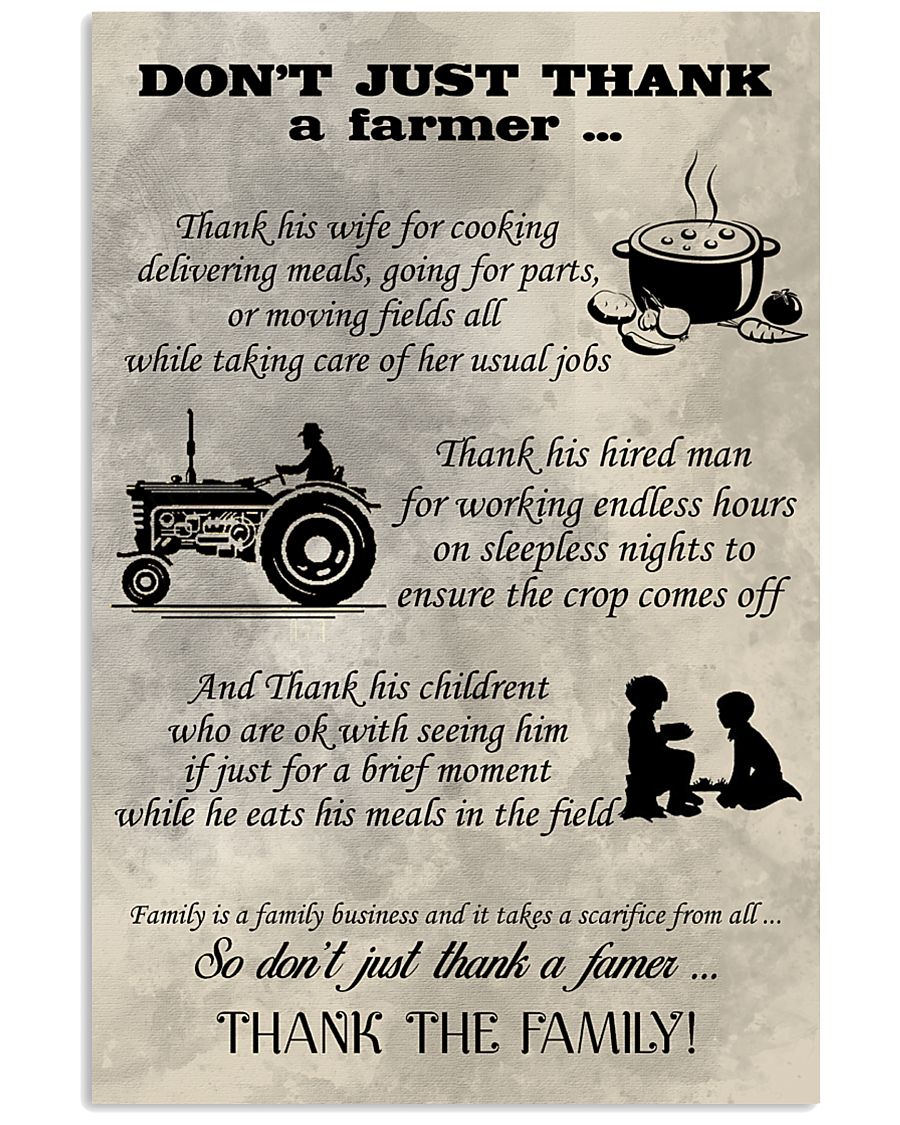 FARMER FAMILY POSTER 11x17 Poster
