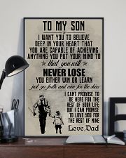 FISHING POSTER - TO MY SON 11x17 Poster lifestyle-poster-2