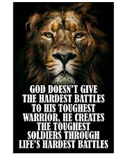 LION - GOD DOESN'T GIVE 16x24 Poster front
