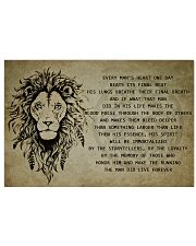 LION 17x11 Poster front