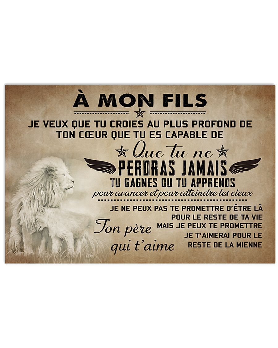 make it the meaningful gift to your son 17x11 Poster