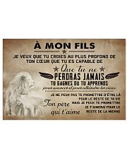 make it the meaningful gift to your son 17x11 Poster front
