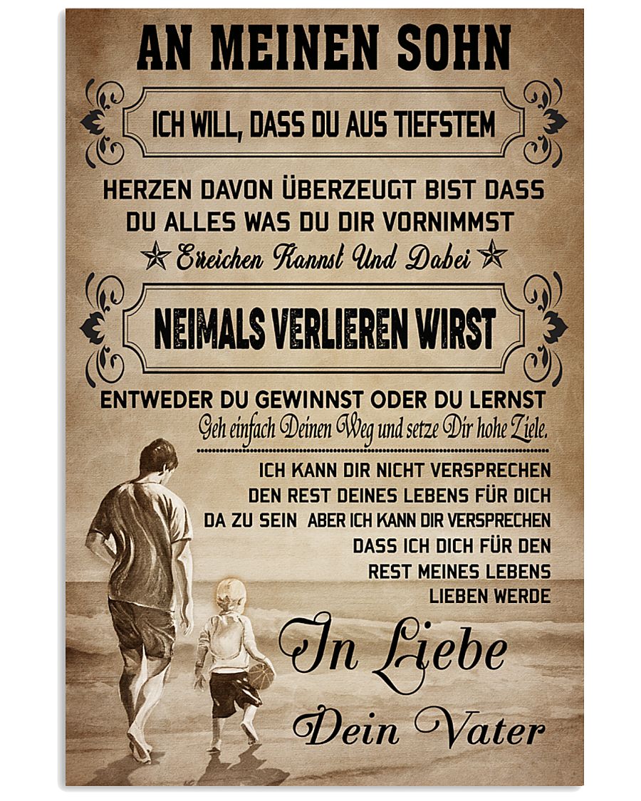 Make it the meaningful gift to your son 11x17 Poster