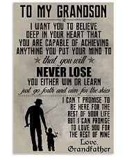 FISHING POSTER - TO MY SON 11x17 Poster front