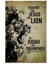 LION - FEAR NOT FOR JESUS 11x17 Poster front