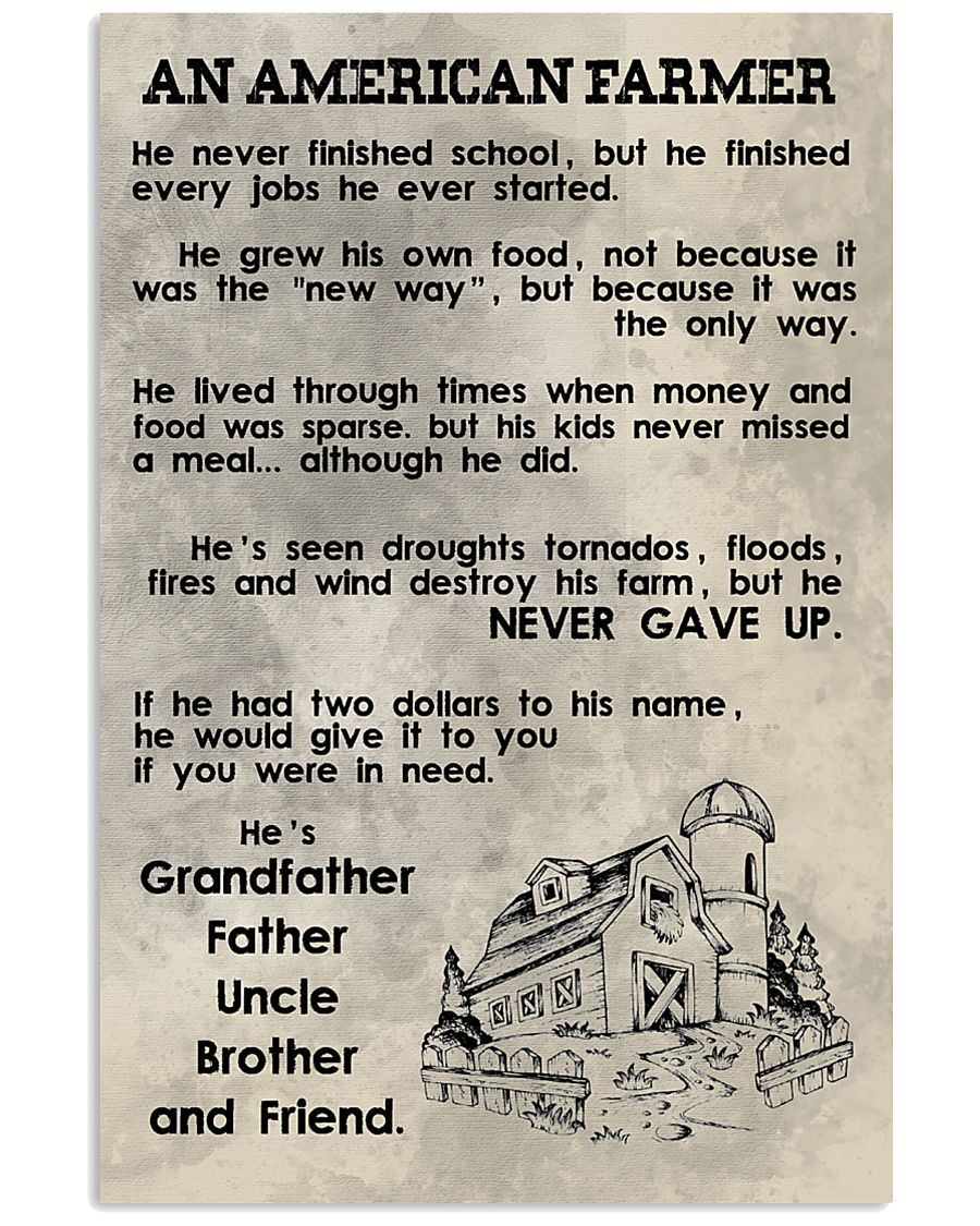 FARMER FAMILY POSTER 11x17 Poster
