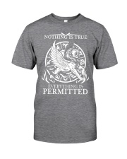 LION - NOTHING IS TRUE Classic T-Shirt front