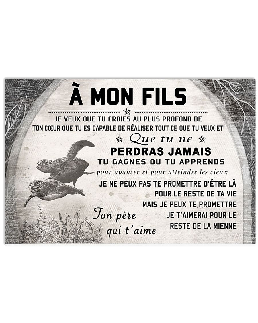 make it the meaningful gift to your son 17x11 Poster