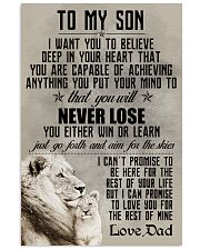 LION - TO MY SON 16x24 Poster front