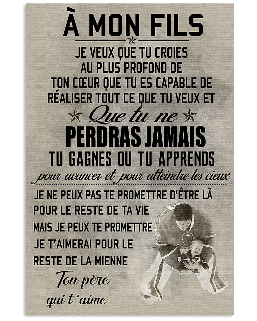 Make it the meaningful gift to your son 24x36 Poster
