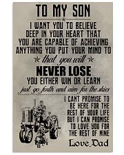 TO MY SON - FARMER POSTER 11x17 Poster front