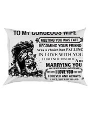 LION - TO MY GORGEOUS WIFE Rectangular Pillowcase thumbnail